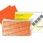 Servíettur m/plasti orange  ADT