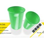 Plastglös græn 100stk ADT