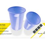 Plastglös dökk blá 100stk ADT