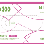 Orbis hanskar nitrile S - pink 150 stk.