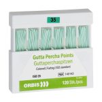 Orbis Guttapercha points #35 grænir