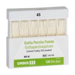 Orbis Guttapercha points #45 hvítir