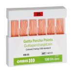 Orbis Guttapercha points #25 rauðir